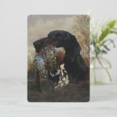 ドイツ短編織物とのキジ狩り 招待状 (スタンド正面)