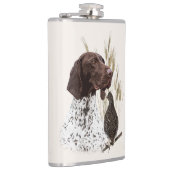 ドイツ短編集ポインター(GSP)ポストカードコーヒー フラスク (右)