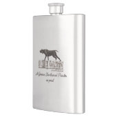 ドイツ短調のポインタ フラスク (左)