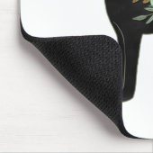 ドイツ短調ポインターボホシルエット マウスパッド (コーナー)