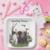 ドイツ短調ポインター(GSP)、狩りキジ ペーパープレート (パーティー)