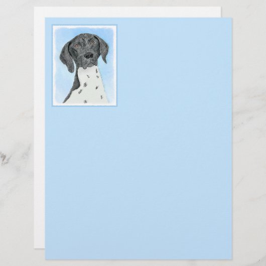 ドイツ短調ポイン絵画ター – Artオリジナル (正面/裏面)