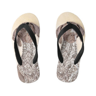 ドイツ短調ポイン絵画ター – Artオリジナル キッズビーチサンダル