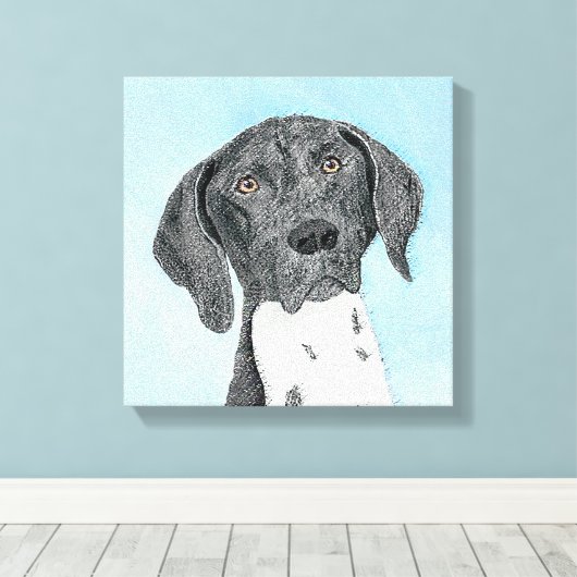 ドイツ短調ポイン絵画ター – Artオリジナル キャンバスプリント (インサイチュ (ウッドフロア))