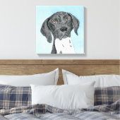 ドイツ短調ポイン絵画ター – Artオリジナル キャンバスプリント (インサイチュ (寝室))