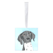 ドイツ短調ポイン絵画ター – Artオリジナル キューブオーナメント (右)