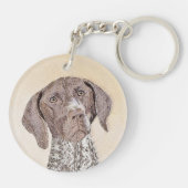 ドイツ短調ポイン絵画ター – Artオリジナル キーホルダー (裏面)