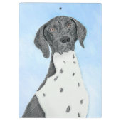 ドイツ短調ポイン絵画ター – Artオリジナル クリップボード (裏面)