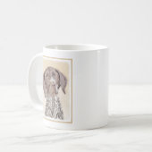 ドイツ短調ポイン絵画ター – Artオリジナル コーヒーマグカップ (正面左)