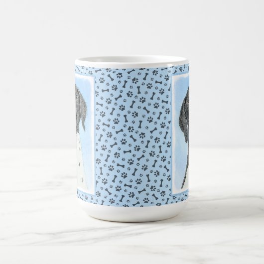 ドイツ短調ポイン絵画ター – Artオリジナル コーヒーマグカップ (中央)