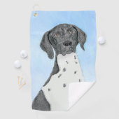 ドイツ短調ポイン絵画ター – Artオリジナル ゴルフタオル (インサイチュ)