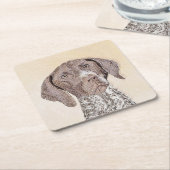 ドイツ短調ポイン絵画ター – Artオリジナル スクエアペーパーコースター (アングル)