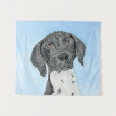 ドイツ短調ポイン絵画ター – Artオリジナル タペストリー (正面(横))