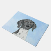 ドイツ短調ポイン絵画ター – Artオリジナル ドアマット (アングル)