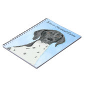 ドイツ短調ポイン絵画ター – Artオリジナル ノートブック (左側)