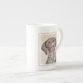 ドイツ短調ポイン絵画ター – Artオリジナル ボーンチャイナマグカップ (正面右)