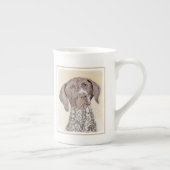 ドイツ短調ポイン絵画ター – Artオリジナル ボーンチャイナマグカップ (右)