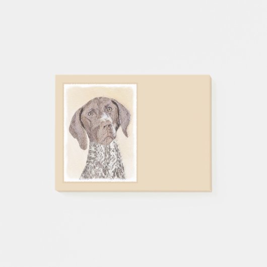 ドイツ短調ポイン絵画ター – Artオリジナル ポストイット (正面)