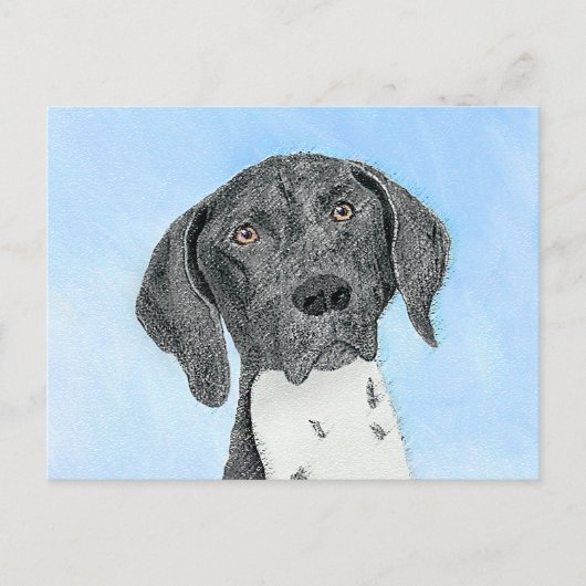 ドイツ短調ポイン絵画ター – Artオリジナル ポストカード (正面)