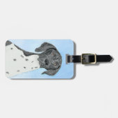 ドイツ短調ポイン絵画ター – Artオリジナル ラゲッジタグ (正面横)