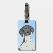 ドイツ短調ポイン絵画ター – Artオリジナル ラゲッジタグ (裏面縦)