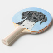 ドイツ短調ポイン絵画ター – Artオリジナル 卓球ラケット (正面アングル)