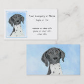 ドイツ短調ポイン絵画ター – Artオリジナル 名刺 (正面/裏面)