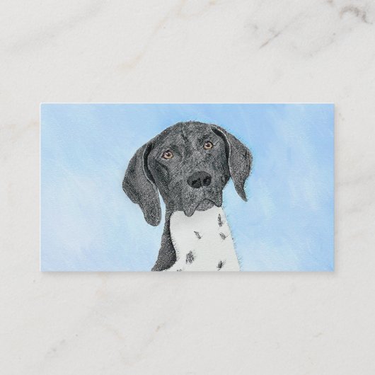 ドイツ短調ポイン絵画ター – Artオリジナル 名刺 (裏面)