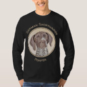 ドイツ短調ポイン絵画ター – Artオリジナル Tシャツ (正面)