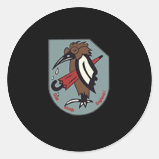 ドイツ第2次世界大戦空軍ルフトワッフェエンブレムロゴ ラウンドシール (正面)