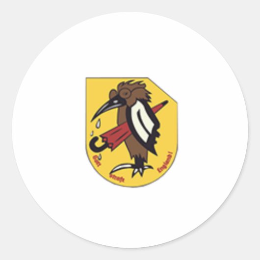 ドイツ第2次世界大戦空軍ルフトワッフェエンブレムロゴ ラウンドシール (正面)