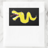 ドイツ第2次世界大戦空軍ルフトワッフェエンブレムロゴ 長方形シール (バッグ)