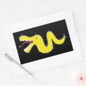 ドイツ第2次世界大戦空軍ルフトワッフェエンブレムロゴ 長方形シール (封筒)