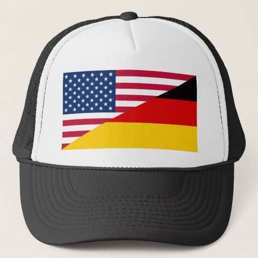 ドイツ米プライド米国ドイツ国旗 キャップ (正面)