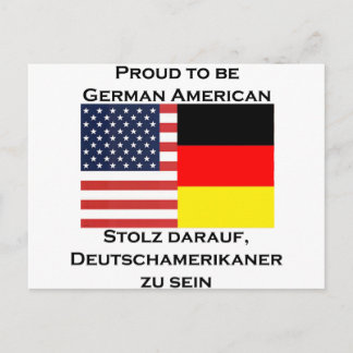 ドイツ系アメリカ人であることを誇りに思う ポストカード