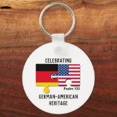 ドイツ系アメリカ人の旗 キーホルダー (正面)