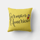 ドイツ系アメリカ人の絡み合ったハートズスロークッション クッション (裏面)
