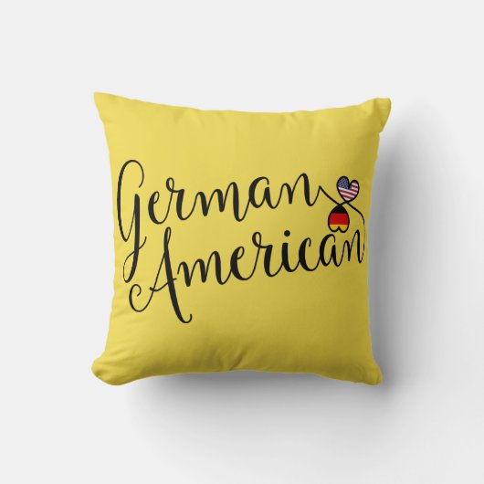 ドイツ系アメリカ人の絡み合ったハートズスロークッション クッション (正面)