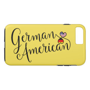 ドイツ系アメリカ人の絡み合ったハート携帯電話ケース iPhone 8 PLUS/7 PLUSケース