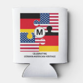 ドイツ系アメリカ人モノグラム 缶クーラー (裏面)