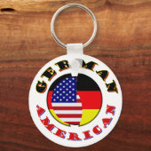 ドイツ系アメリカ人 キーホルダー (正面)