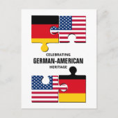 ドイツ系アメリカ伝統 ポストカード (正面)