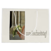 ドイツ結婚おめでとう抱き枕 ラージペーパーバッグ (裏面)