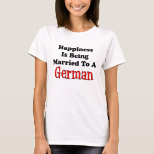 ドイツ結婚した人への幸せ Tシャツ