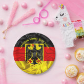 ドイツ統一記念日、ドイツ国民記念日7" ペーパープレート (パーティー)