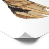 ドイツ絵を描シパードポートレート ポスター (角)