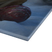 ドイツ羊飼いの雪そりのクリスマスデコール カッティングボード (角)