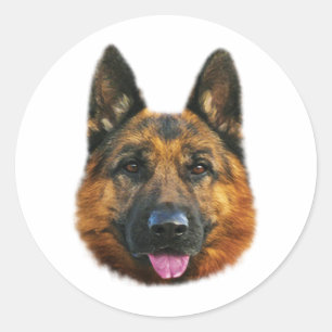 ドイツ羊飼いアルザシアK-9犬 ラウンドシール