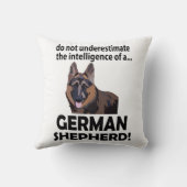 ドイツ羊飼いアルザティアン犬ドイツ羊飼い クッション (裏面)