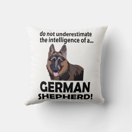 ドイツ羊飼いアルザティアン犬ドイツ羊飼い クッション (裏面)